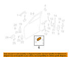 8a8z7422600ab 09-12 Ford Flex-interior Door Oem Handle
