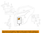 6920506091c0 12-14 Camry-interior Oem Handle Door Toyota