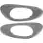 12802153 Prozone Rear Right Left Side New Door Handle Trims Set Of 2 Chevy Gray Lh Rh Pair