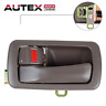 130256 Autex Brown Interior Left Door Handle Driver Side 696596475706