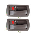 130584 Autex Brown Interior Door Handles Front Rear Left Driver Side