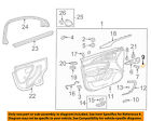 13277364 Gm Buick Oem Regal Front Inside Cap Right