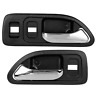 140451 Autex Black Interior Door Handles Front Left Right 689740070698