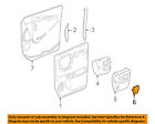 15032633 Gm Oem Front Bezel Left