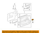 15186383 Gm Colorado Canyon Passenger Inside Door Handle Bezel Black New