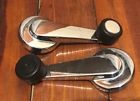 1558809 General Motors Drivers Passengers Lh Rh Window Crank Handle Chrome