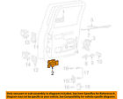 15708046 Door Gm Handle Oem-interior