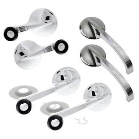 9109038 1953-1964 Chevy Car Repl. Interior Door Handles Window Cranks Set