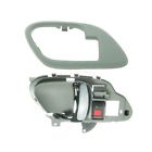 1adhs00274 Auto Inside Interior Gray Chrome Door Handle Bezel 191213448472
