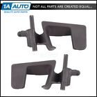 1adhs01786 Auto Front Inside Interior Black Door Handle Pair Lh Rh