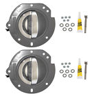 1ae111d5aa-chk-lh 1ae111d5aachk 1ae111d5aach-lh Brock New Drivers Set Inside Door Handle Chrome Gray Repair