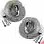 1ae111j3aa-chk Replacement Jeep Liberty Inside Door Pull Handle Left Right Front Rear Khaki Chrome Pair