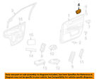 1af101j1aa Oem Door-handle Chrysler Front Bezel