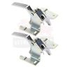 10047132 2 Pcs Front Rear Lh Inner Silver Door Handle For Buick Century 1978-1981