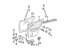 202-766-01-24 Mercedes-benz Genuine Handle Inside
