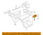 22722758 Gm Chevrolet Oem Inside Door Handle Right