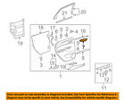 22766366 Gm Cadillac Oem Inside Door Handle Left