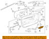 22956547 Gm Cadillac Oem Inside Door Handle Right