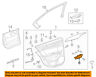 22956549 Gm Cadillac Oem Inside Door Handle Right