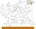 22984960 Gm Cadillac Oem Cts Bezel Left
