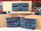 25780122 25780060 Gm Chevy Silverado Black Ebony All Door Panels Driver Pass