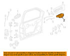 25965488 Door Handle Gm Left Oem-interior