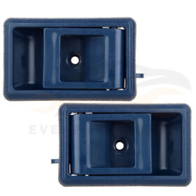10342885 2pcs Blue Interior Door Handles For 1995-2000 Toyota Tacoma Fits Left Right Side