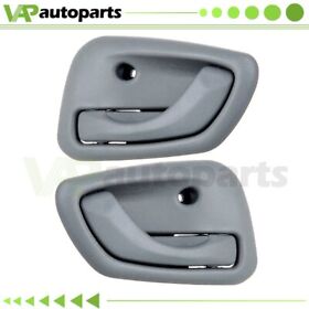 Ic80249001l 2pcs For 99-04 Chevy Tracker Door Handles Inner Passenger Driver Interior Inside