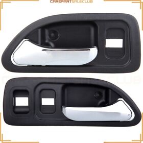 10003033 2x Chrome Interior Door Handles For 94-1997 Honda Accord 2.2l Front Left Right
