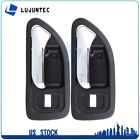 Ljt802400r01 2x Door Handles Interior Front Left Driver For 94-97 Honda Accord Inside Black
