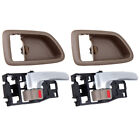 Aut829701s01 2x Front Rear Right Interior Door Handle With Bezel Fits Toyota Avalon 2000-2004