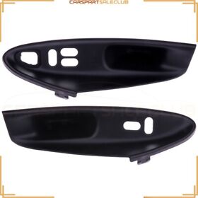 10004182 2x Interior Door Panel Pull Handle Switch Housing For 94-2004 Ford Mustang Black