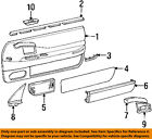 3636149 Gm Cadillac Oem Eldorado Bezel Left