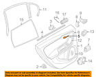 39821896 Volvo Oem Inside Door Handle Left