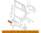 3c4839114adznx Volkswagen Vw Oem Inside Door Handle Right