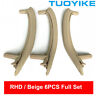 51417345331 Unbranded Rhd Beige Inner Outer Leather Door Pull Handle Trim