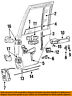 55295966 Mopar Jeep Chrysler Oem Grand Inside Door Handle Right