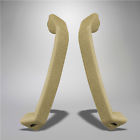 612800381 Performance Choice New Interior Door Pulls Grab Handle Neutral Corvette