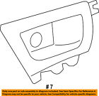 6760860020c0 Toyota Lexus Oem Inside Door Handle Left