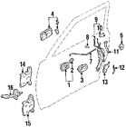6920689107b0 Pickup-interior Oem Handle Toyota Door 89-95 Left