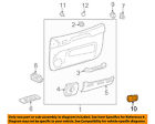6927822030b1 Toyota Oem Front Bezel Left