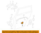 6928333040b0 Front 06-12 Rav4 Bezel Oem Toyota Door-handle