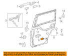 6928360020c0 Toyota Lexus Oem Front Inside Hole Cover Right