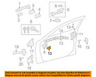 6928406010c0 Toyota Oem Camry Front Inside Plug Left