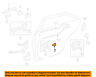 6928408010a0 Toyota Oem Camry Front Inside Hole Cover Left