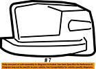6l2z78266b41bd Ford Oem Inside Door Handle Left