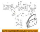 72134s2x003 Honda Oem Front Inside Snap
