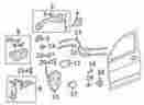 72160-stx-a02zb Acura Genuine 2010-2013 Mdx Handle Inside
