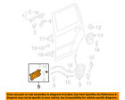 72160szaa01zc Oem Door 09-14 Pilot-interior Left Handle Honda