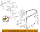 72160tbaa01za Honda Oem Inside Door Handle Left
